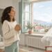 Ventilar con las ventanas abiertas de par en par renueva el aire sin enfriar la casa.
