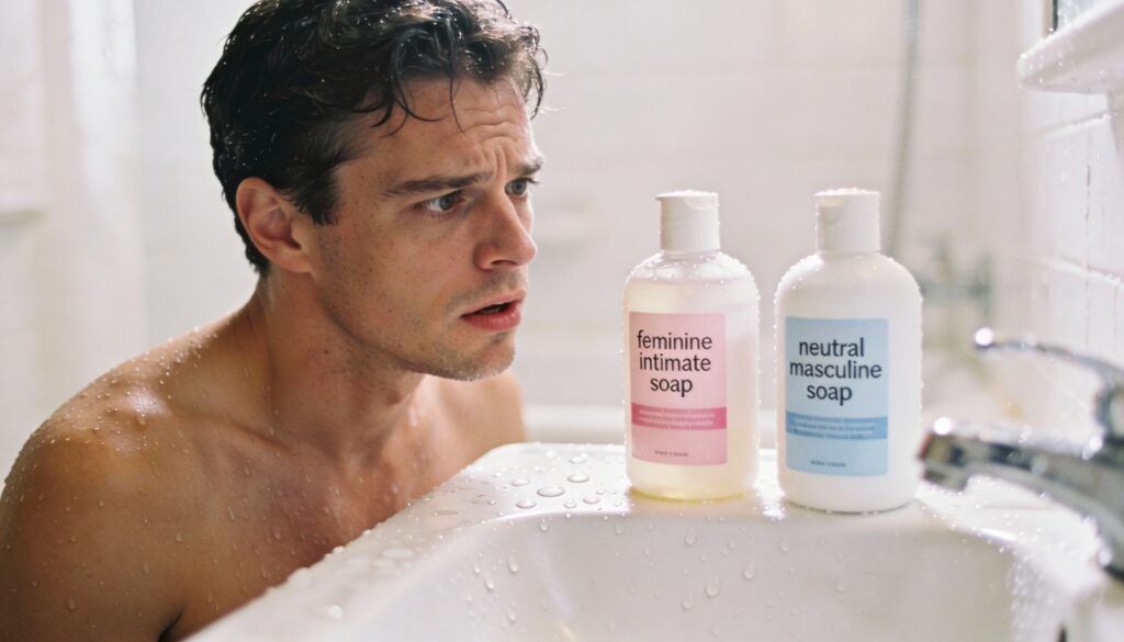 Usar sabonete íntimo feminino pode causar irritação nos homens?