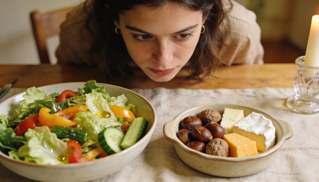 Pequenas porções de alimentos calóricos explicam por que a balança não muda
