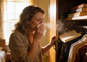Nariz coçando, espirros e olhos lacrimejando? Pode ser alergia à poeira