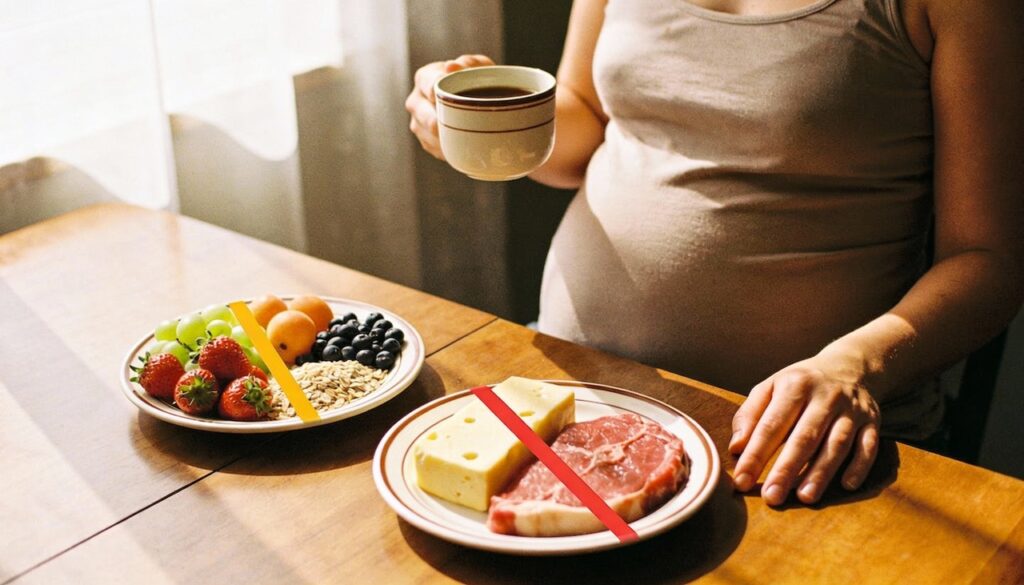 Esses alimentos comuns representam risco real durante a gravidez