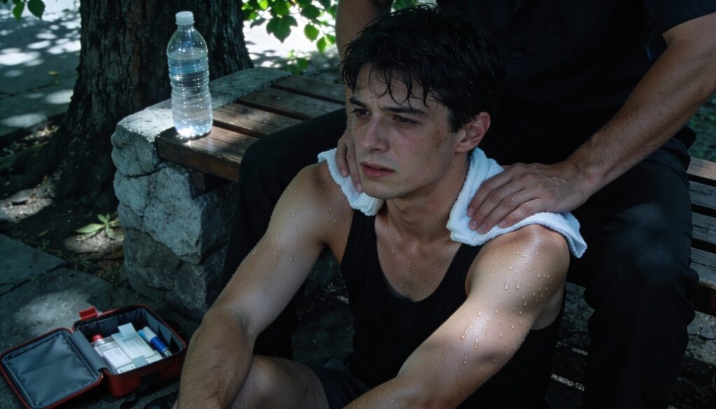 Esses sintomas indicam que o calor pode estar causando insolação