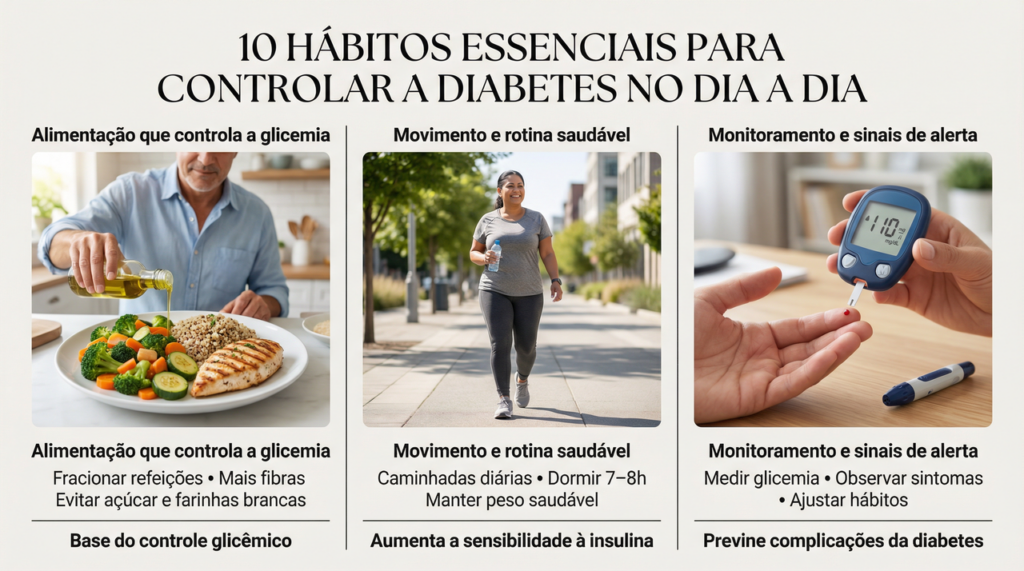 Hábitos diários que ajudam a manter a diabetes sob controle
