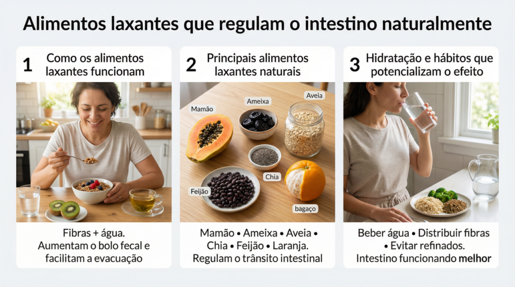 Esses 10 alimentos fazem o intestino funcionar melhor de forma natural