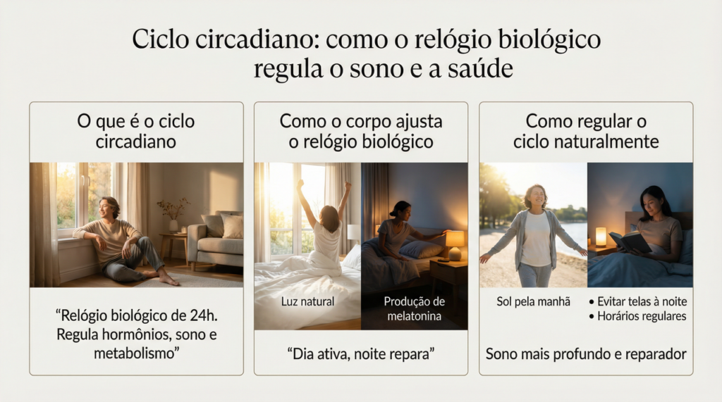 Entender o ciclo circadiano muda a forma como você dorme