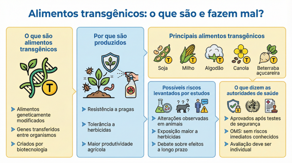 Procure este símbolo amarelo no rótulo antes de comprar qualquer produto industrializado