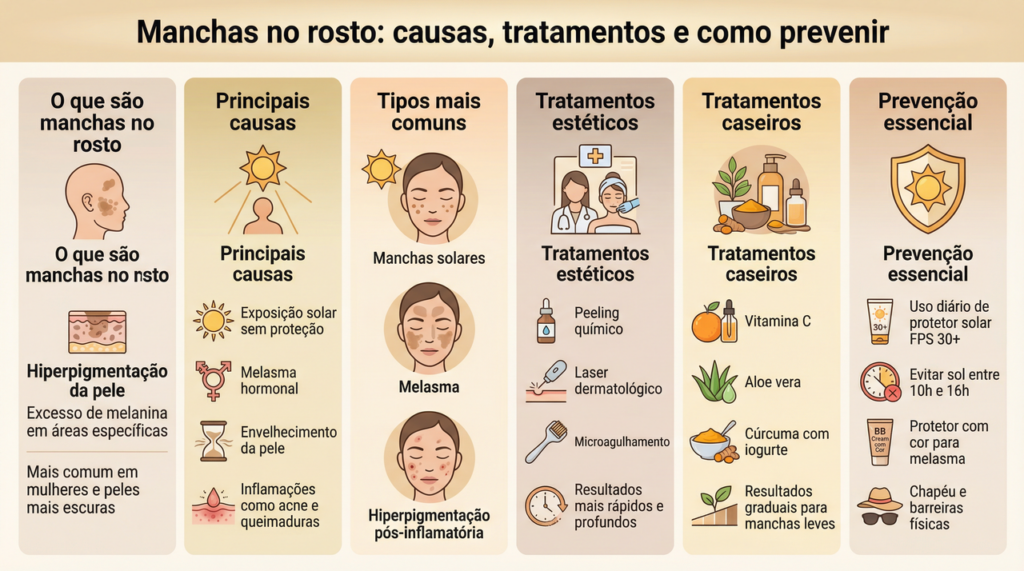 Manchas no rosto clareiam com esses tratamentos caseiros em 4 a 12 semanas de uso