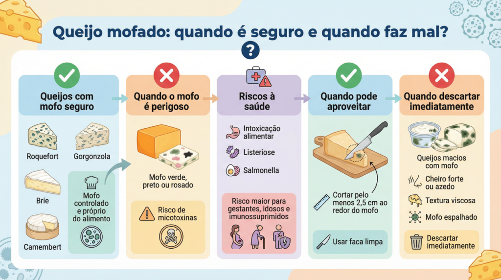 Esses 8 sinais mostram que você deve jogar o queijo fora imediatamente