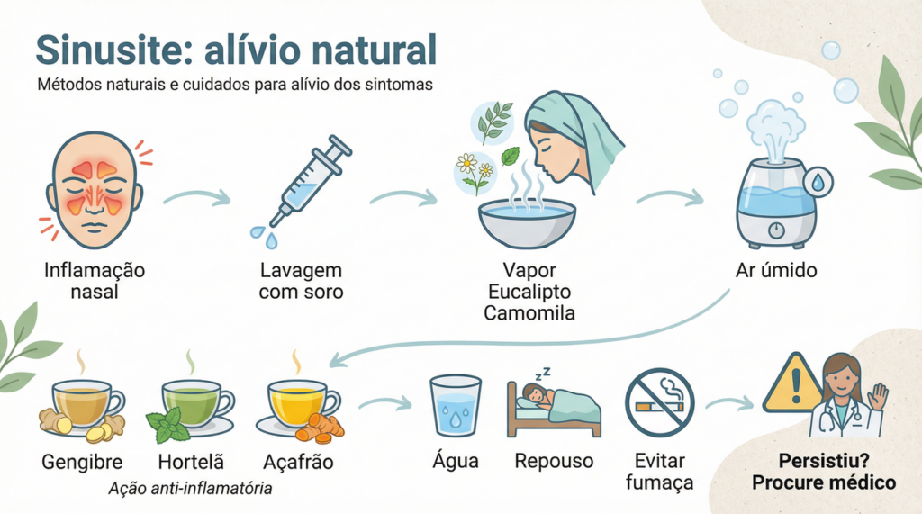 Acabar com a dor no rosto e nariz entupido fica mais fácil com esses truques caseiros