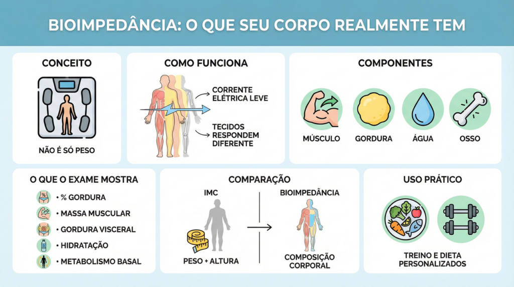 Profissionais da saúde trocaram a balança comum por esse método muito mais preciso