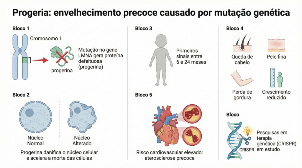 Nem Alzheimer, nem Parkinson: essa condição rara envelhece o corpo, mas mantém a mente intacta até o fim da infância