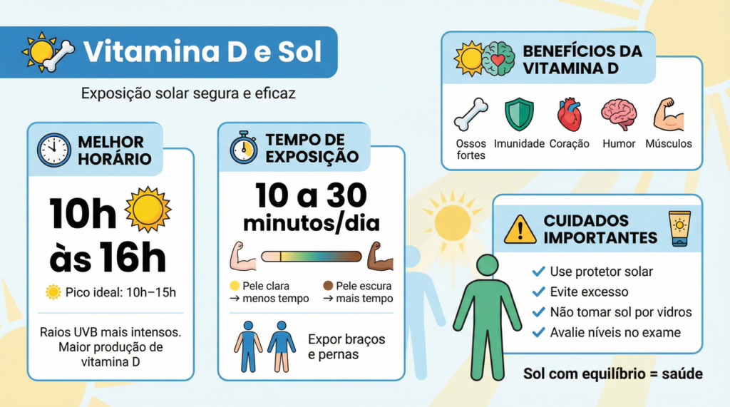 Pegar sol nesse horário específi