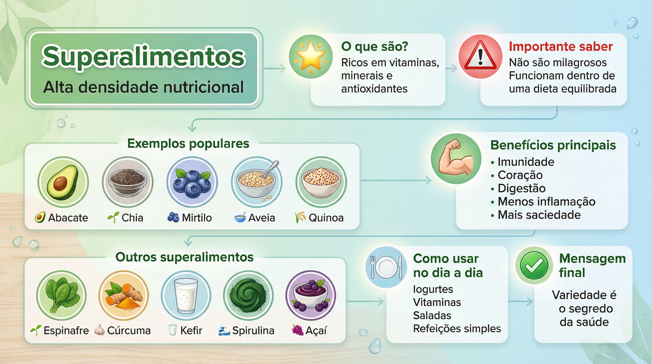 Os superalimentos mais consumidos no mundo e por que eles são valorizados há séculos