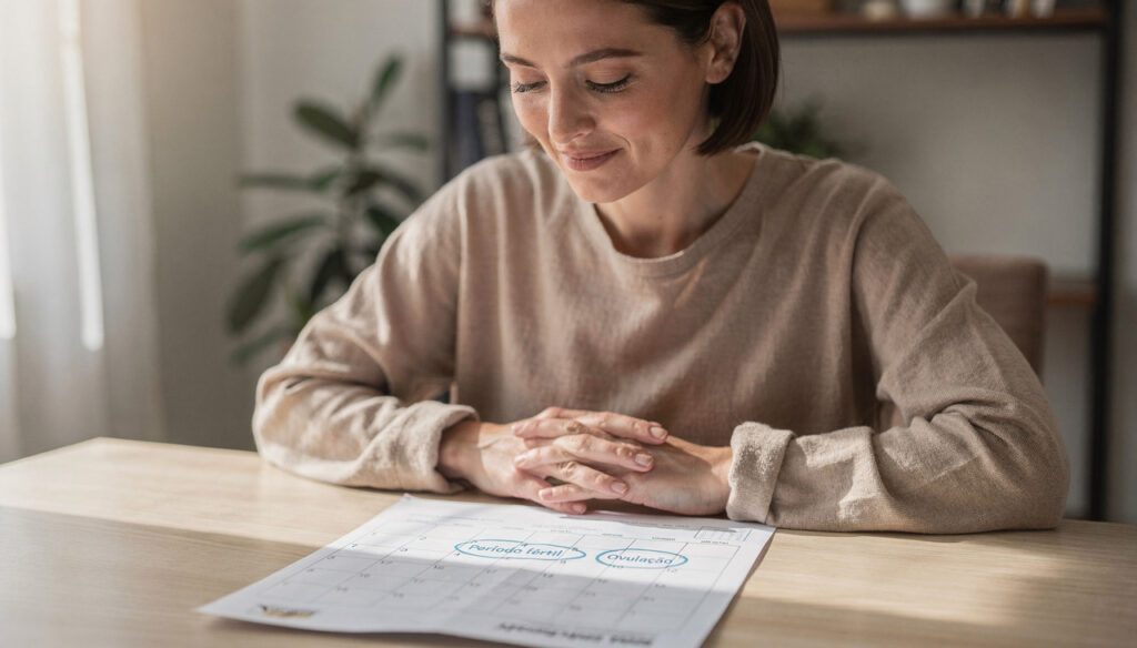 Como a calculadora do período fértil estima os dias mais férteis?