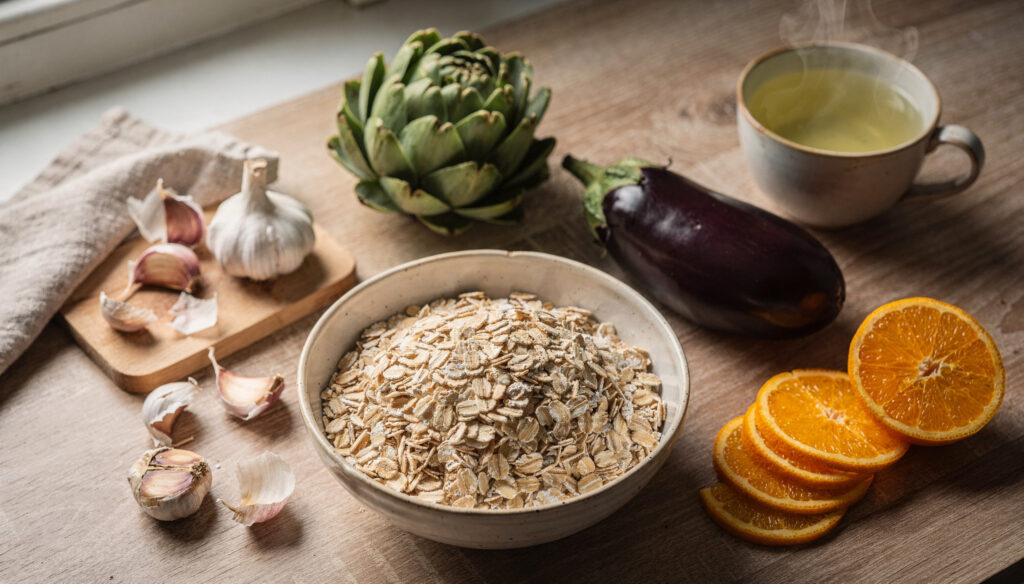 Como reduzir o colesterol naturalmente com ingredientes simples da cozinha?