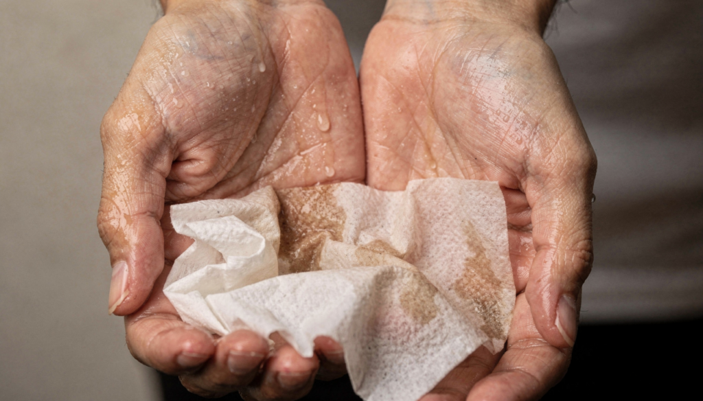 Por que algumas pessoas suam tanto mesmo sem calor ou esforço físico?