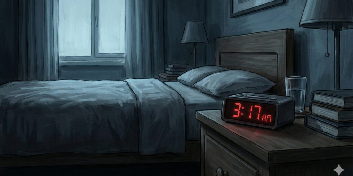 Despertar entre 3h e 4h da manhã pode estar ligado aos ciclos naturais do sono e a fatores como estresse e ansiedade