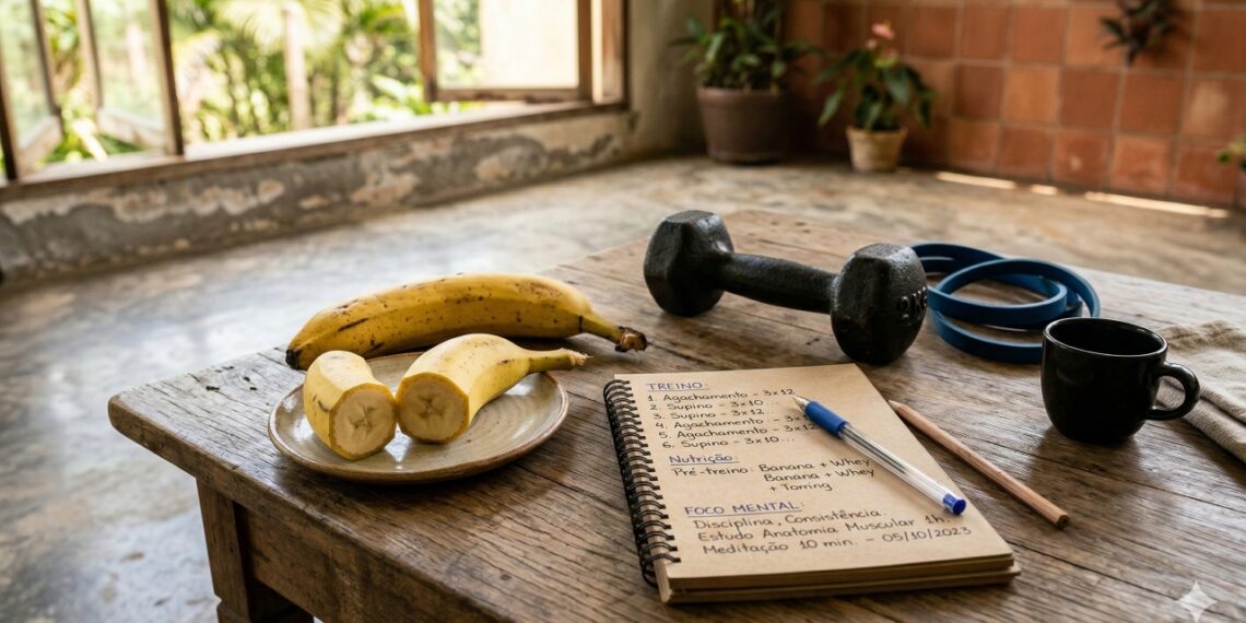 Banana rica em potássio, magnésio e vitaminas do complexo B: aliada da memória, da saúde muscular e da energia no dia a dia.