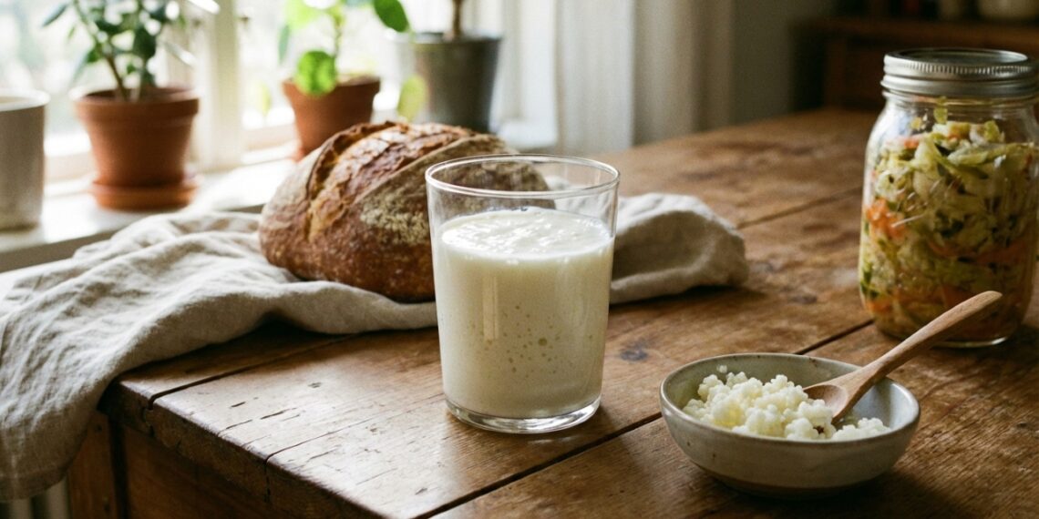 Kefir: o ouro branco fermentado que reequilibra sua microbiota intestinal e transforma sua saúde digestiva naturalmente.