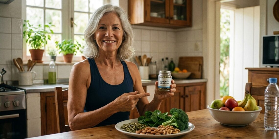 Magnésio: o mineral essencial para manter seus ossos fortes e prevenir a osteoporose ao longo da vida.