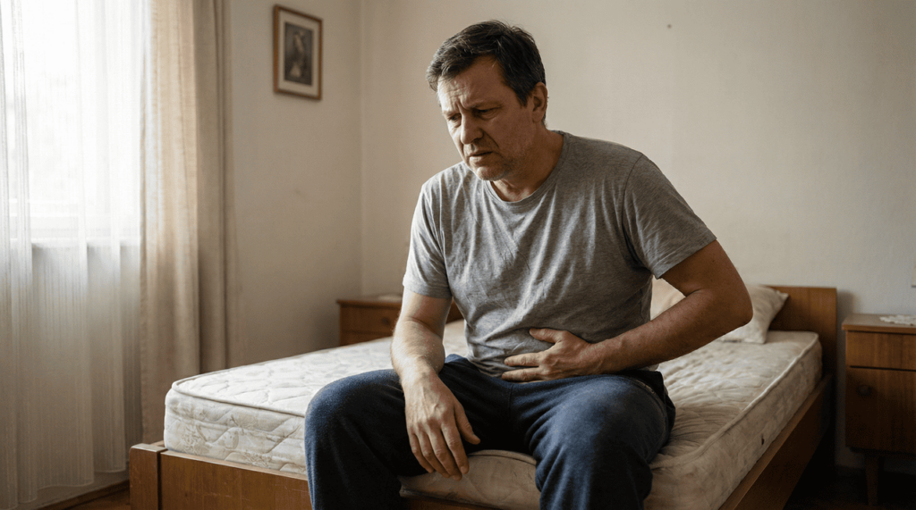 Por que os homens devem prestar atenção aos desconfortos na parte inferior do abdômen