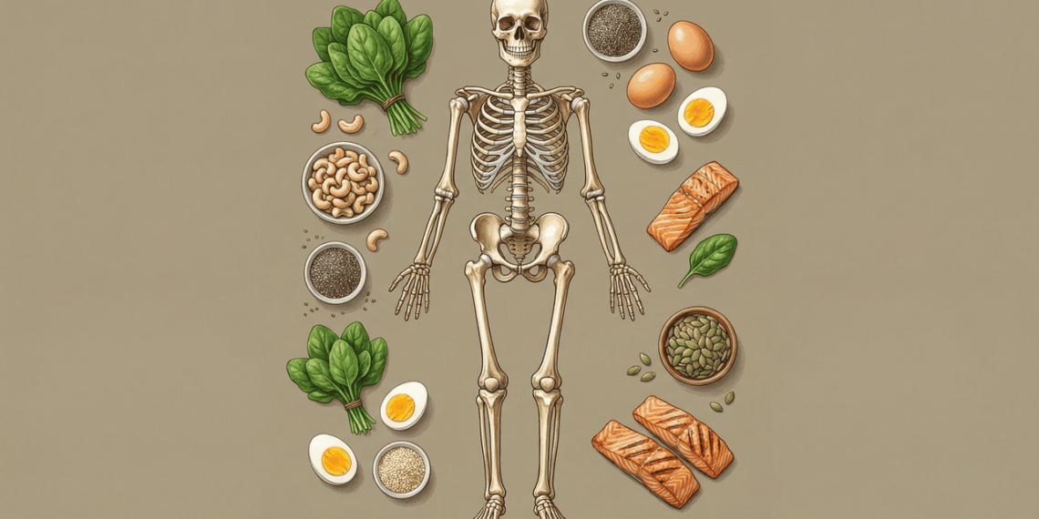 Além do cálcio: minerais que ajudam na formação e manutenção dos ossos ao longo da vida