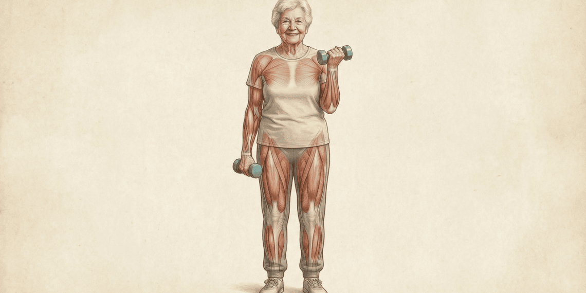 A preservação da massa muscular é fundamental para a longevidade e o envelhecimento saudável