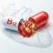 Que efeito a vitamina B12 tem sobre o coração?
