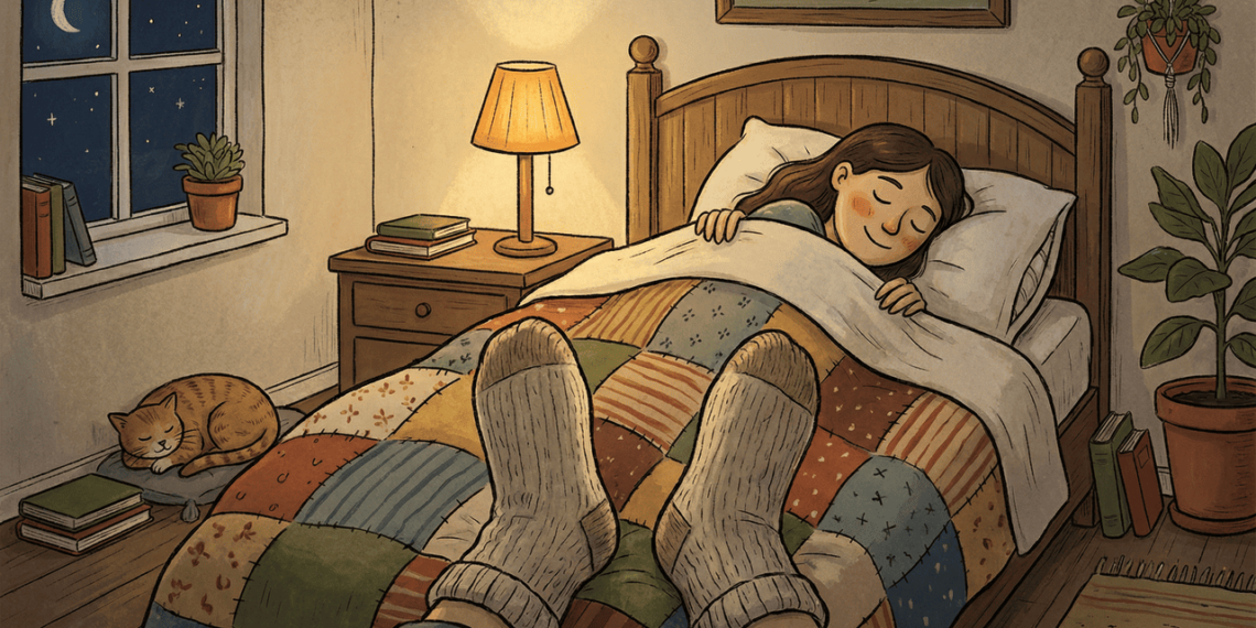 É saudável usar meias para dormir?