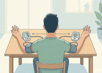 Qual braço é o correto para medir a pressão arterial, o esquerdo ou o direito?