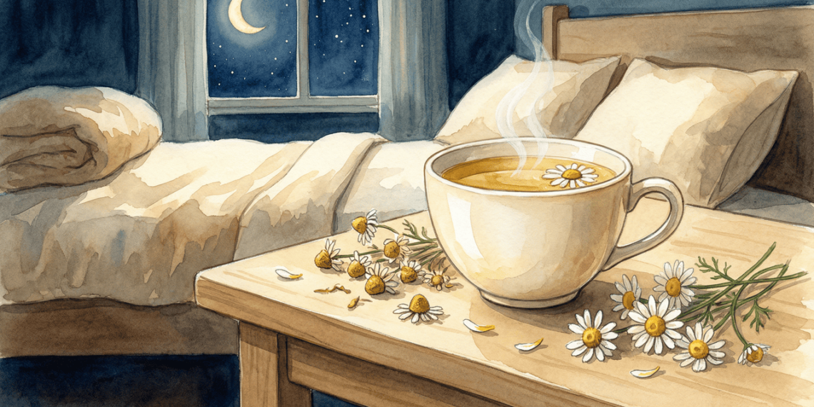 Este é o melhor chá para beber à noite e dormir como um bebê