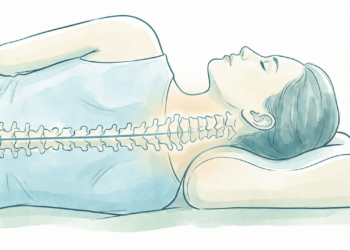 A melhor posição para dormir se você tem dor no pescoço