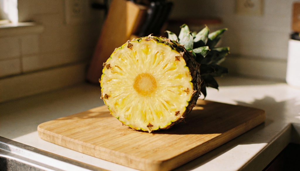 Essa fruta tropical concentra uma enzima que age direto no desconforto abdominal