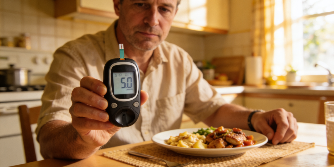 Quanto a glicose pode subir depois das refeições sem ser problema?