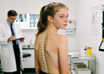 Um ombro mais alto que o outro pode ser sinal de escoliose