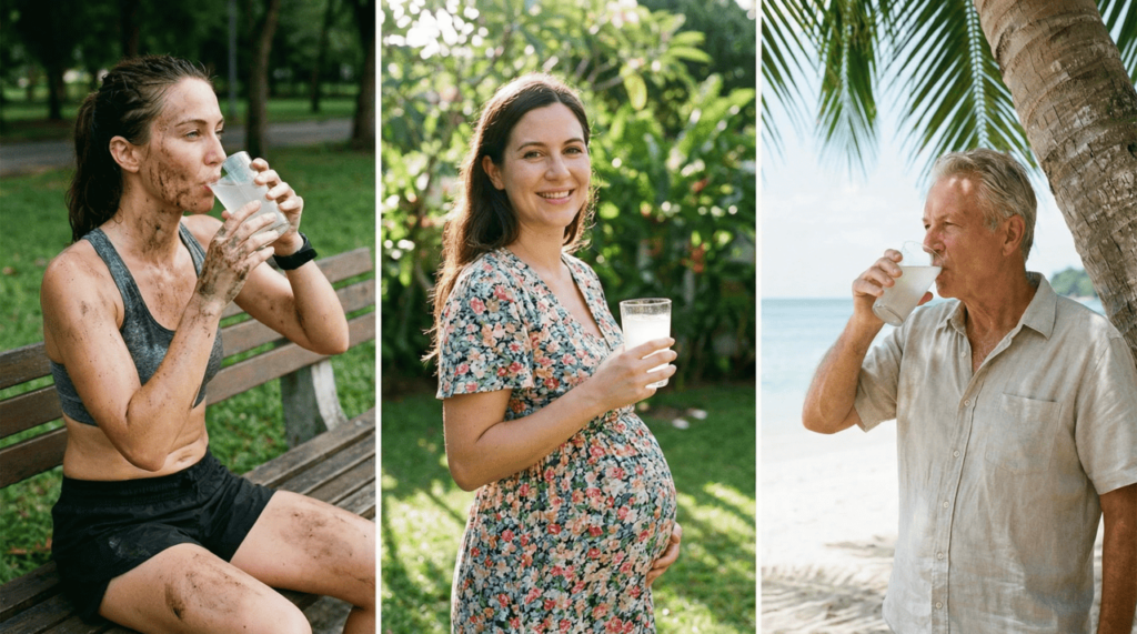 7 grupos de pessoas que devem beber água de coco regularmente