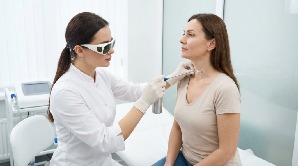 Verrugas do pescoço têm tratamento simples, mas exigem avaliação médica