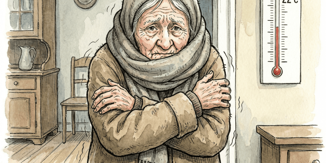 Por que sentimos mais frio à medida que envelhecemos