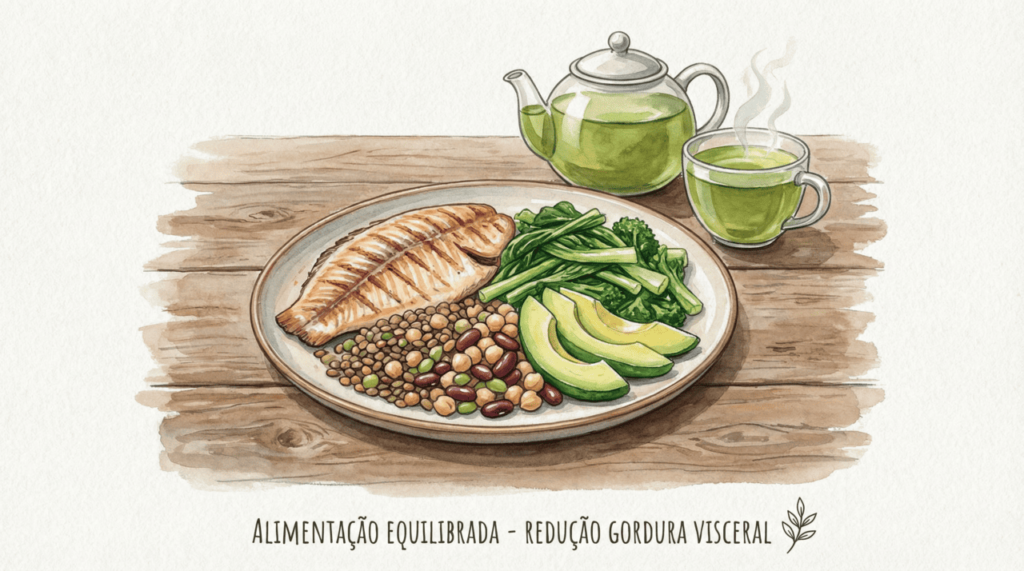 Os alimentos que combatem a gordura abdominal e regulam o metabolismo