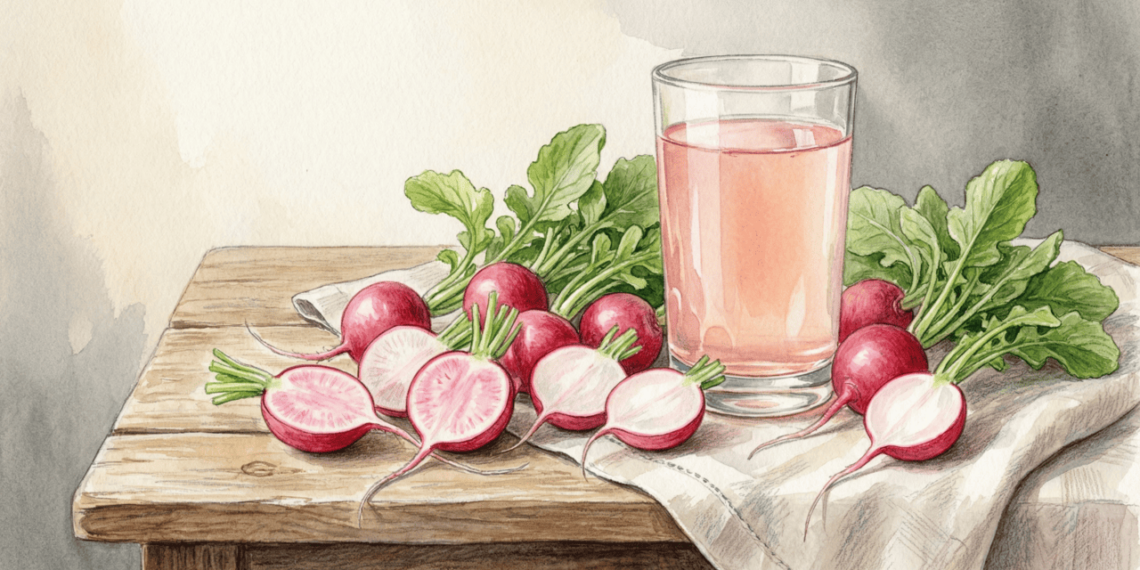 Como beber água de rabanete para reduzir a inflamação estomacal: veja quais são os benefícios