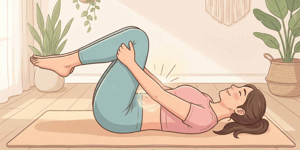 Cinco exercícios para liberar gases intestinais acumulados