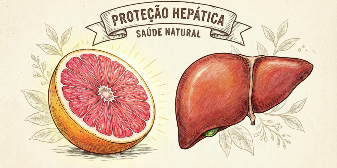Toranja protege o fígado e ajuda na recuperação das células hepáticas danificadas segundo pesquisas