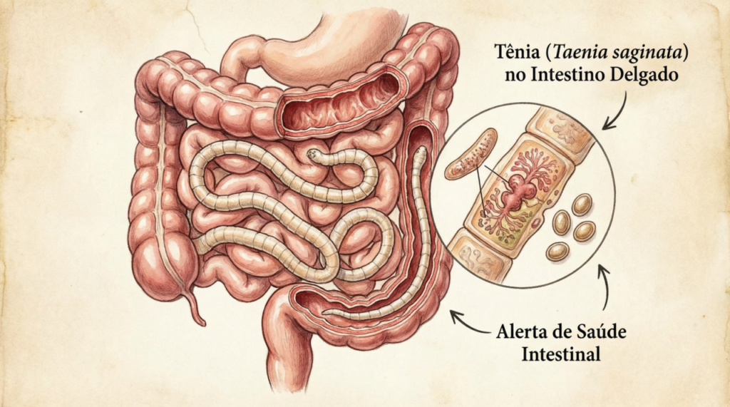 Pesquisa científica destaca que teníase é facilmente diagnosticada, mas tratamento correto costuma atrasar
