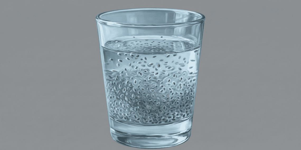 Como preparar água de chia para reduzir a glicose?