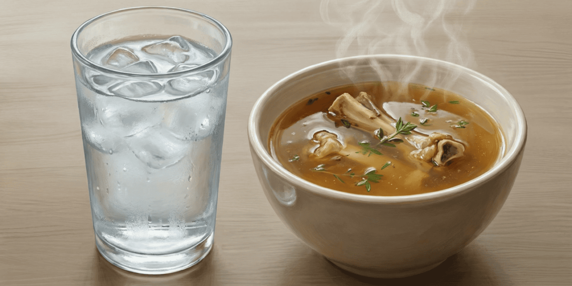 Após quebrar o jejum, especialistas aconselham beber 3 litros de água e consumir caldo fervido. Essa é a recomendação ao jejum