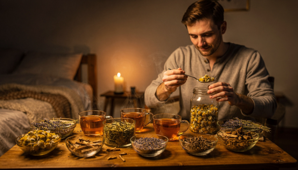 A ciência comprova que certos chás têm efeito calmante e ansiolítico para quem sofre com noites mal dormidas