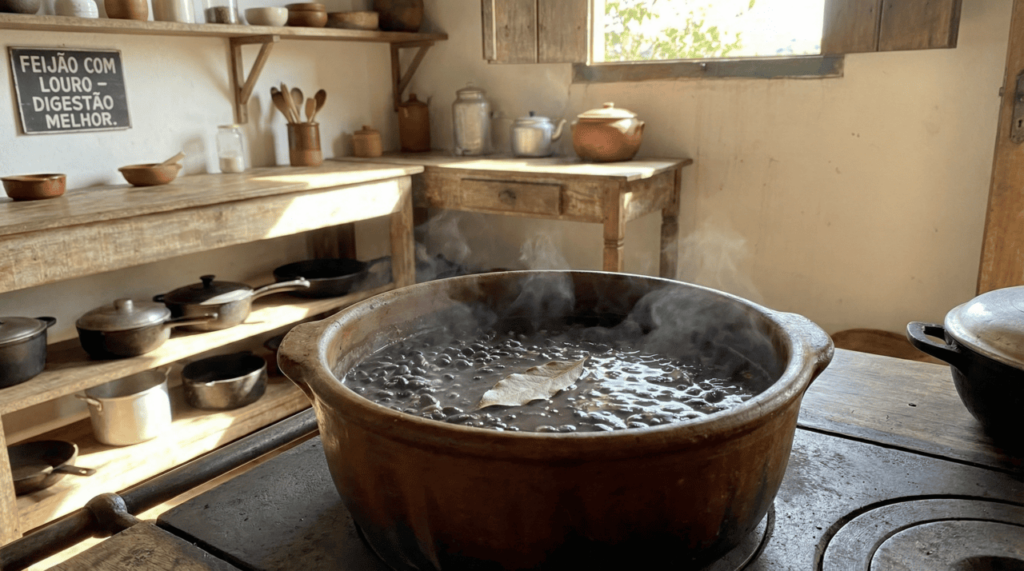 Tempero popular no feijão que diminui gases e ajuda na digestão