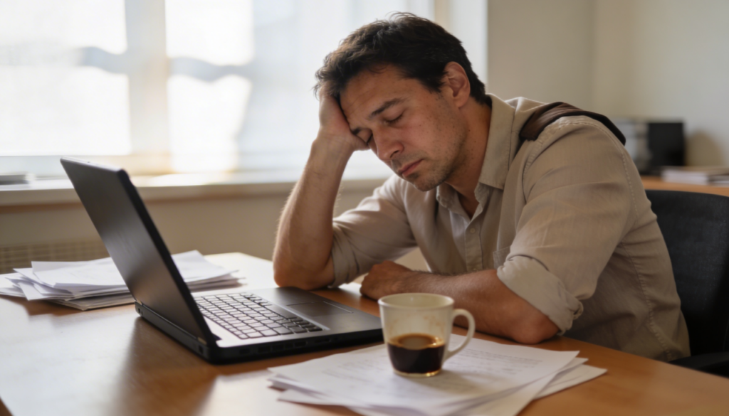 Se alguém adormece em menos de cinco minutos, não é um superpoder: é um sinal de privação crônica de sono