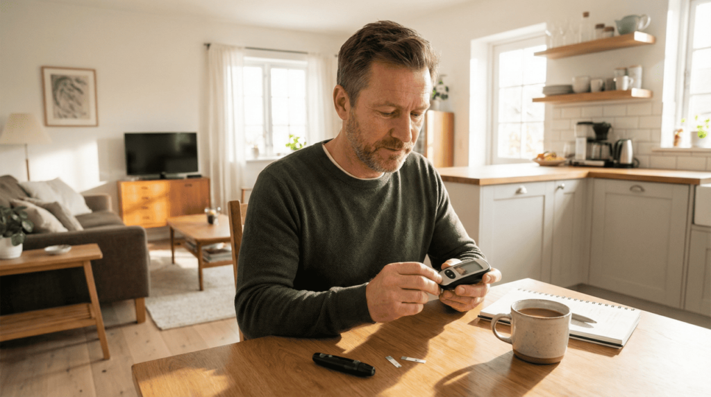 Qual o efeito do consumo de café em pacientes diabéticos?