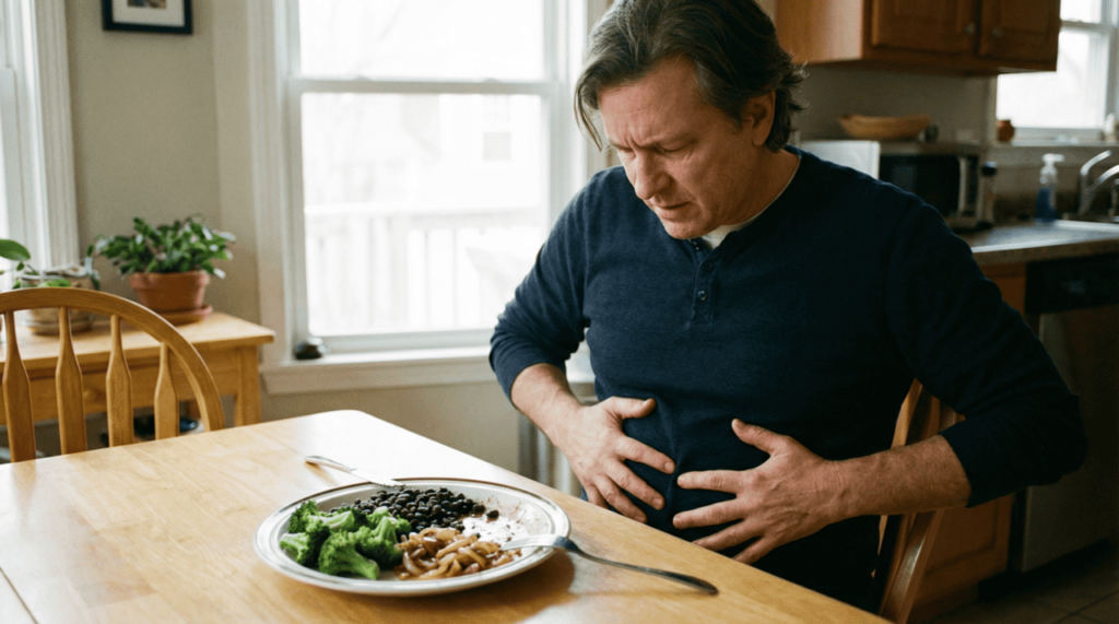 Inchaço abdominal frequente: quando observar e quando procurar um médico imediatamente